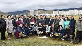 In celebration of the 35th anniversary of Mongolia’s permanent parliament, the “Parliament Grove” was established