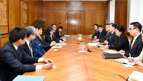 УИХ-ын дэд дарга Б.Пүрэвдоржид Япон-Монголын парламентын найрамдлын бүлгийн ажлын албаны дарга Такэбэ Арата тэргүүтэй төлөөлөгчид бараалхав