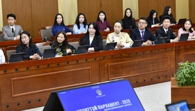 Оюутан дадлагажуулах “Нээлттэй парламент-2026”хөтөлбөрийн хаалт боллоо