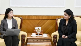 УИХ-ын гишүүн Д.Энхтуяа ЖАЙКА-ийн Монгол дахь төлөөлөгчийн газрын Суурин төлөөлөгч Араи Ринатай уулзлаа