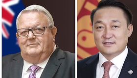 The Speaker of the House of Representatives of New Zealand, Gerry Brownlee, will pay an official visit to Mongolia