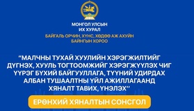 Байгаль орчин, хүнс, хөдөө аж ахуйн байнгын хорооноос Ерөнхий хяналтын сонсгол зохион байгуулна
