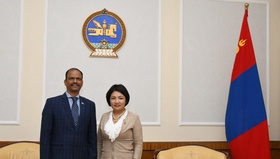 Монгол-Энэтхэгийн парламентын бүлгийн дарга Б.Саранчимэг БНЭУ-аас Монгол Улсад суугаа Элчин сайд А.М.Готсурвэтэй уулзлаа 