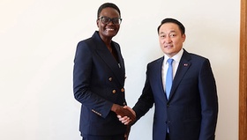 Chairman of the State Great Hural (Parliament) of Mongolia, Amarbayasgalan Dashzegve, held an official meeting with Ms. Tulia Ackson, President of the Inter-Parliamentary Union
