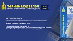 “Төрийн мэдээлэл” эмхэтгэлийн 2025 оны 50 дугаарын тойм