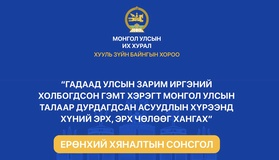 Ерөнхий хяналтын сонсголын зар