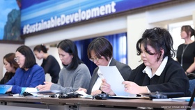 Female MPs of the State Great Hural Meet with UNICEF Representatives