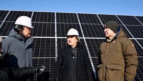 Улсын Их Хурлын дарга Н.Учрал “Эрдэнэнар” станцын үйл ажиллагаатай танилцлаа