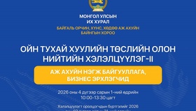 Ойн тухай хуулийн төслийн хэлэлцүүлэг аж ахуйн нэгж, бизнес эрхлэгчдийг оролцохыг урьж байна   