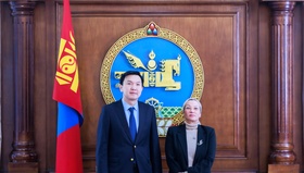 Улсын Их Хурлын дарга Н.Учрал Цөлжилттэй тэмцэх тухай конвенцын Гүйцэтгэх нарийн бичгийн даргатай уулзаж,  COP17 хурлын бэлтгэл ажлын талаар ярилцлаа