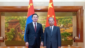 УИХ-ын дарга Н.Учрал БХАТИХ-ын Байнгын хорооны дарга Жао Лөжитэй уулзлаа