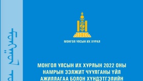   Монгол Улсын Их Хурлын 2022 оны намрын ээлжит чуулганы үйл ажиллагаа болон Хүндэтгэлийн хуралдааны танилцуулга