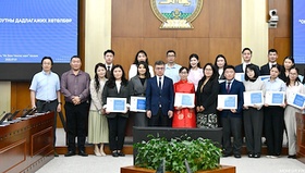 Students Participating in the “Open Parliament” Internship Program Receive Their Certificates
