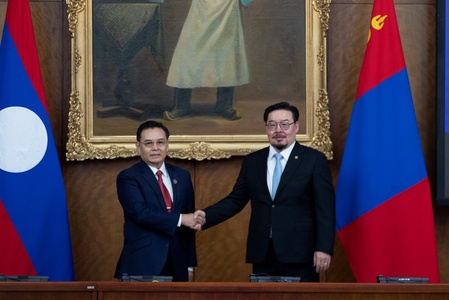 Монгол Улсын Их Хурлын дарга Г.Занданшатар, БНАЛАУ-ын Үндэсний Ассамблейн дарга Сайсумпон Фумвихан нар албан ёсны хэлэлцээ хийв