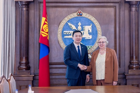 Улсын Их Хурлын дарга Н.Учрал Европын Холбооноос Монгол Улсад суугаа Элчин сайд Ина Марчюлёнитег хүлээн авч уулзлаа