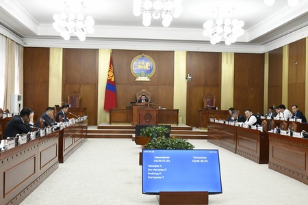 “Монгол Улсын шүүх эрх мэдлийн хөгжлийн бодлого батлах тухай” Улсын Их Хурлын тогтоолын төслийг батлав