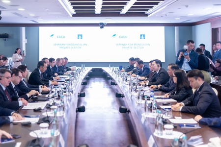 УИХ-ын дарга Н.Учрал Монгол Улс, Евразийн Эдийн засгийн холбооны  бизнес хэлэлцүүлэгт оролцож, үг хэлэв