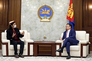 Улсын Их Хурлын дарга Г.Занданшатар Монгол Улсын Соёлын элч Мухит Чоуханыг хүлээн авч уулзав
