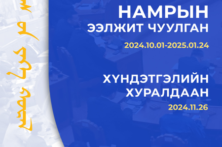 Улсын Их Хурлын 2024 оны намрын ээлжит чуулганы тойм хэвлэгдлээ