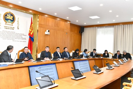 Ажлын хэсгийн ахлагч Б.Бат-Эрдэнэ Ойн тухай хуулийн шинэчилсэн найруулгын төслийн талаар салбарын яамныхантай санал солилцов