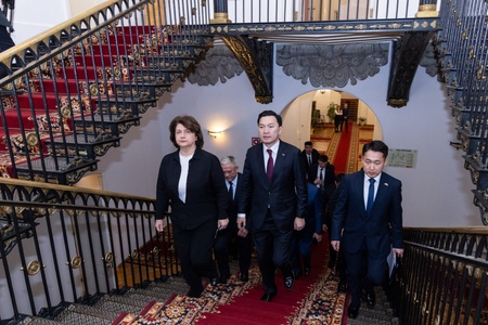 Монгол Улсын Их Хурлын дарга Н.Учрал Оросын Шинжлэх Ухааны Академид зочлов