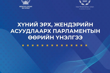 Монгол Улсын Их Хурал анх удаа хүний эрх, жендэрийн асуудлаар өөрийн үнэлгээ хийнэ