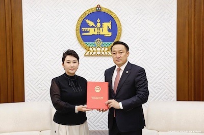 A draft resolution of the State Great Hural (Parliament) on establishing diplomatic relations with the Kingdom of Eswatini, Barbados, Trinidad and Tobago, and Botswana was submitted