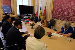 Chairman of the State Great Hural G.Zandanshatar held talks with Secretary General of the OSCE, Helga Maria Schmid