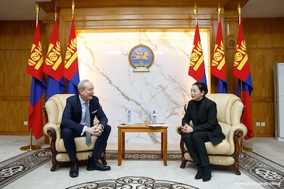 Deputy Chairwoman of the State Great Hural meets with EBRD Mongolia Resident Representative