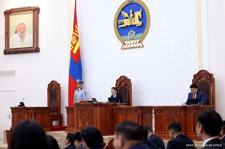 Chairman D.Amarbayasgalan Opens Autumn 2024 Session of the State Great Hural (Parliament) of Mongolia