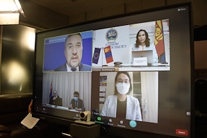 УИХ-ын гишүүн Ц.Мөнхцэцэг Европын Парламентын Төв Ази, Монгол Улстай харилцах бүлгийн даргатай цахим уулзалт хийлээ