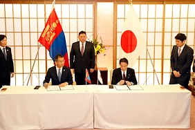 Mongolia and Japan sign the Medium-term strategic partnership program