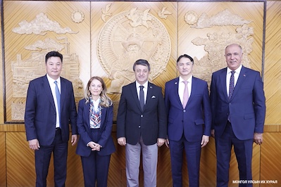 Members of the Mongolia-Turkey Parliamentary Cooperation Group at the State Great Hural held official talks with a delegation from the Grand National Assembly of Turkey