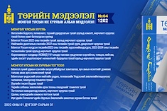 “Төрийн мэдээлэл” эмхэтгэлийн 2022 оны 04 дугаарын тойм