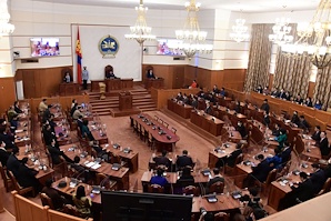 Монгол Улсын Үндсэн хууль батлагдсаны 30 жилийн ойд зориулсан Улсын Их Хурлын Хүндэтгэлийн хуралдаан боллоо