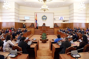 Video: 2017 spring session of the State Great Hural (Parliament) of Mongolia has commenced