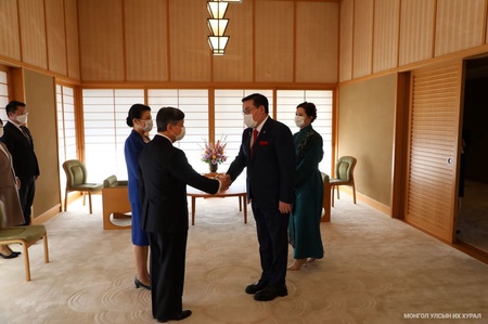 G.Zandanshatar, Chairman of the State Great Hural had a courtesy call on His Majesty Naruhito, the Emperor of Japan 