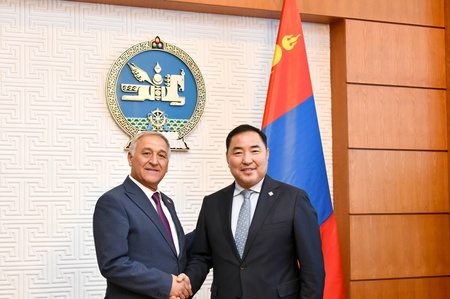 Улсын Их Хурлын дэд дарга Б.Пүрэвдоржид Турк-Монголын парламентын бүлгийн дарга Ибрахим Уфук Каянак бараалхлаа