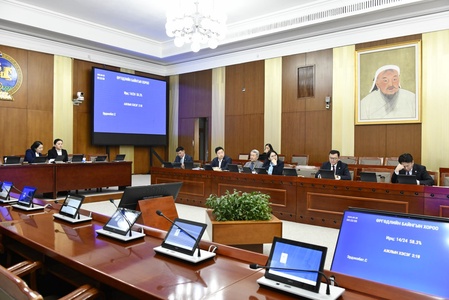 ӨБХ: Монгол Улсын 2026 оны төсвийн хүрээний мэдэгдэл, төсвийн тухай хуулийн төслүүдийг хэлэлцэж, Байнгын хорооны тогтоолуудыг баталлаа