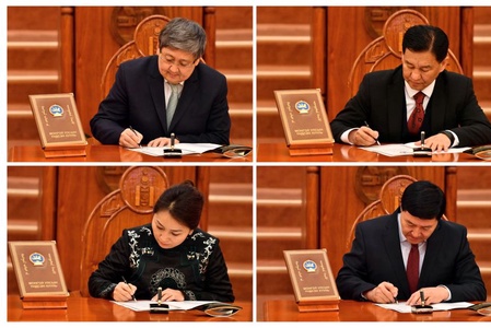 Newly appointed Ministers took the oath of office to the State Great Hural