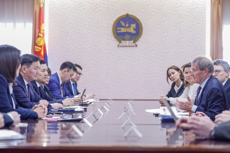 Люксембургийн Их Гүнт Улсын парламентын Гадаад бодлогын байнгын хорооны дарга Гүсти Граас тэргүүтэй төлөөлөгчид Монгол Улсад айлчилж байна