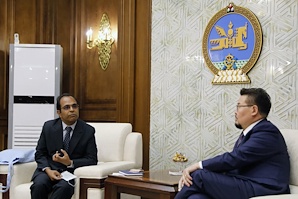 Chairman G.Zandanshatar meets FAO Country Representative Vinod Ahuja