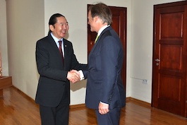 Vice Chairman of State Great Hural meets with British Minister