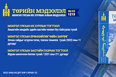 “Төрийн мэдээлэл” эмхэтгэлийн 2022 оны 15 дугаарын тойм