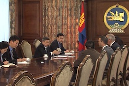 SPEAKER MEETS WITH REPRESENTATIVES OF MONGOLIAN NGO “OUR DREAM IN SPACE” AND THE SWEDISH COMPANY AAC MICROTECH