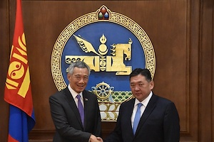 Prime Minister of Singapore pays a courtesy call on Chairman of the Parliament of Mongolia
