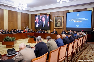 Tribute Paid to the Framers of the Constitution of Mongolia