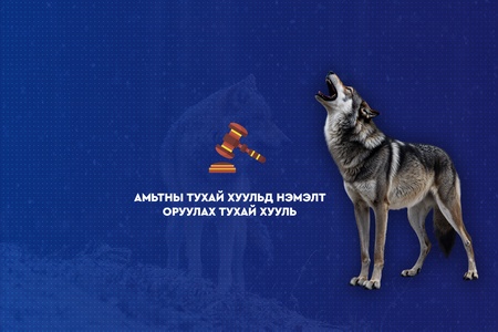 Амьтны тухай хуульд нэмэлт оруулах тухай хуулиар иргэн зайлшгүй шаардлагаар саарал чоно агнасан бол хуулийн хариуцлага хүлээхгүй