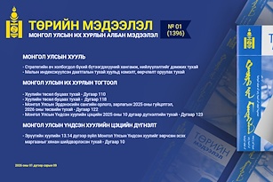 “Төрийн мэдээлэл” эмхэтгэлийн 2026 оны 01 дугаарын тойм