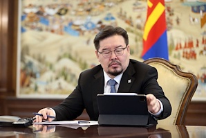 Participated in the Ulaanbaatar-Irkutsk online event and delivered a speech